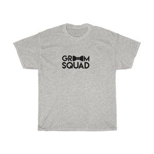 Groom Squad Cotton T-shirt Size S - 5X